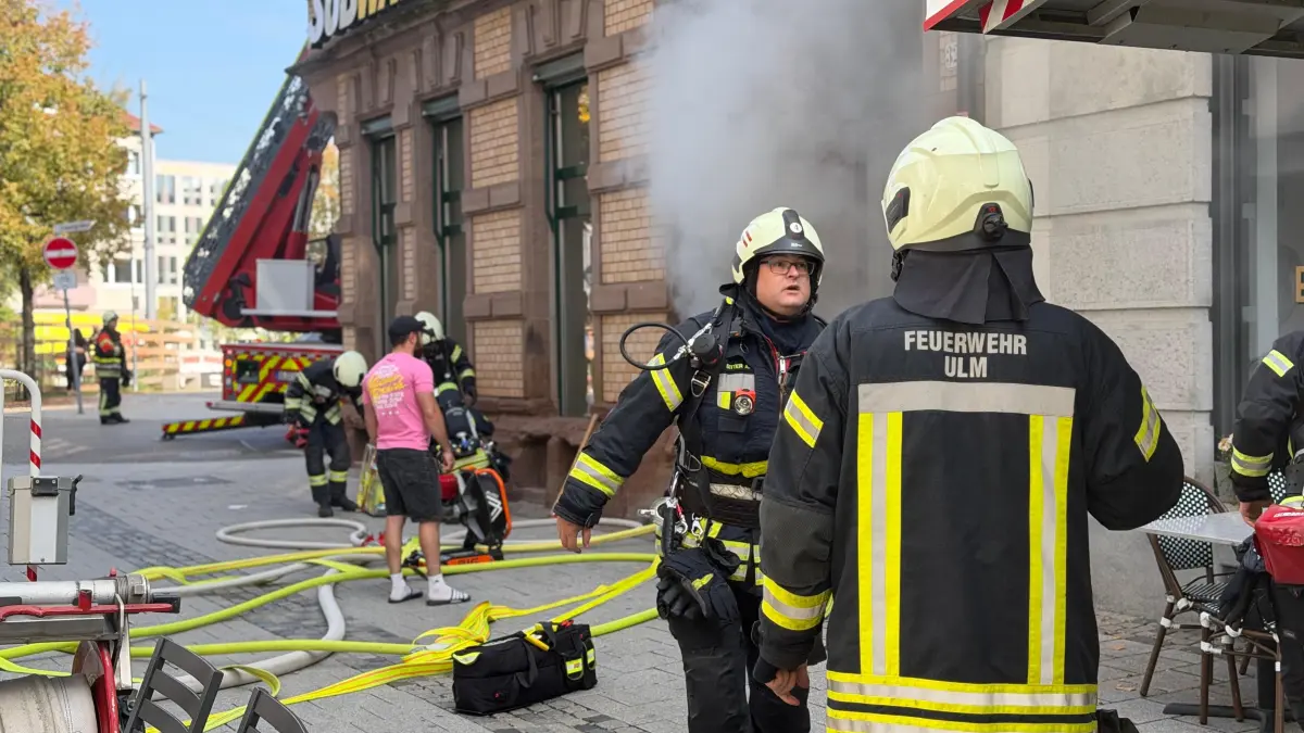 Brand in der Subway-Filiale in der Ulmer Platzgasse.