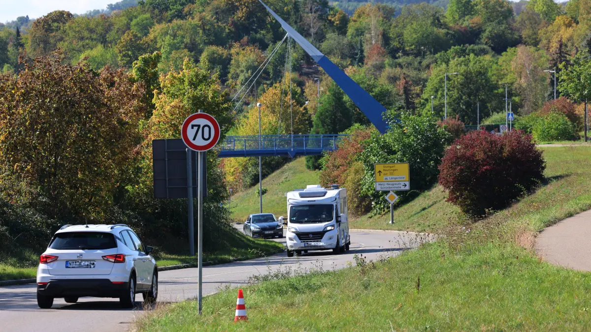 Nordtangente Metzingen Hexham-Allee Nagykallo-Allee