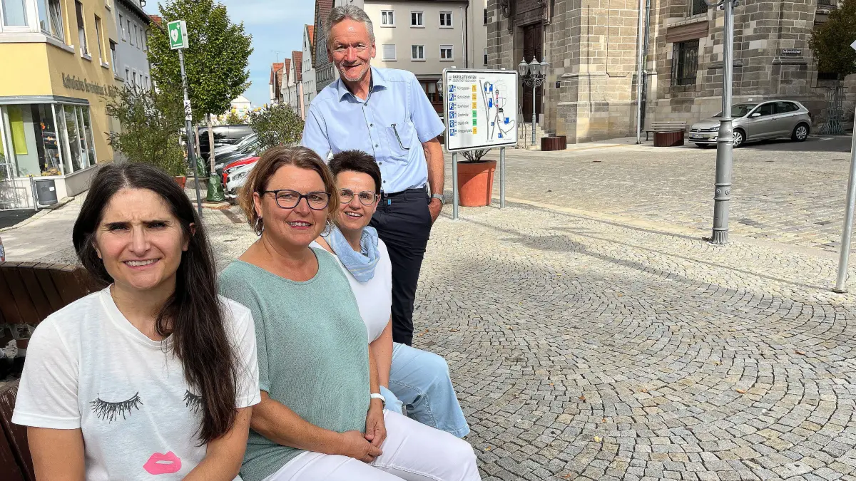 Engagiert für das Projekt Gemeinsam gegen Einsam - von links