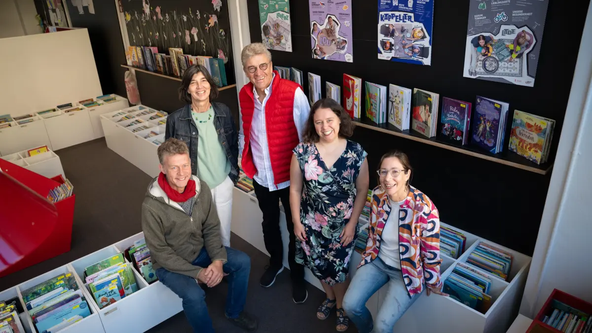 Ausstellung "Familien in Tübingen" anlässlich 20 Jahre Bündnis für Familie in der Stadtbücherei Tübingen