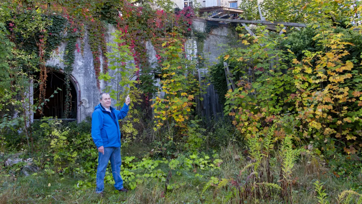 Lost Places in Geislingen: Uli Kumpf nimmt mit auf eine kleine Tour durch Geislingens vergessene Orte - Alte Weinhandlung Lang in der Bahnhofstraße/Friedrichstraße