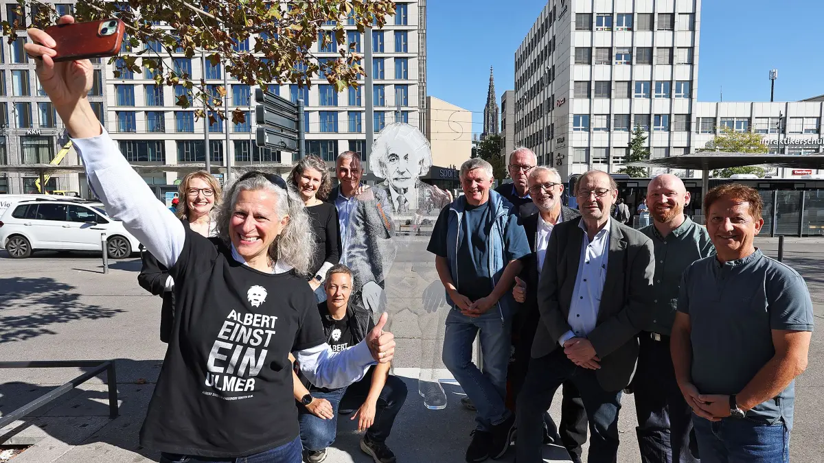 Albert Einstein selfie point set up: The Nobel laureate now sits at Ulm ...