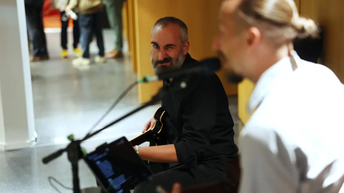 Das Get-together wurde musikalisch umrahmt.