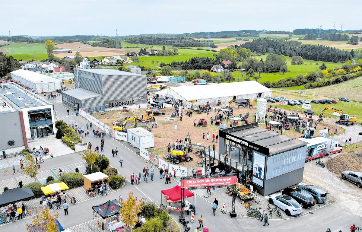 Zwei Tage lang haben die Besucherinnen und Besucher die Möglichkeit, sich einen umfassenden Eindruck vom Leistungsspektrum der MTS Schrode AG zu verschaffen.
