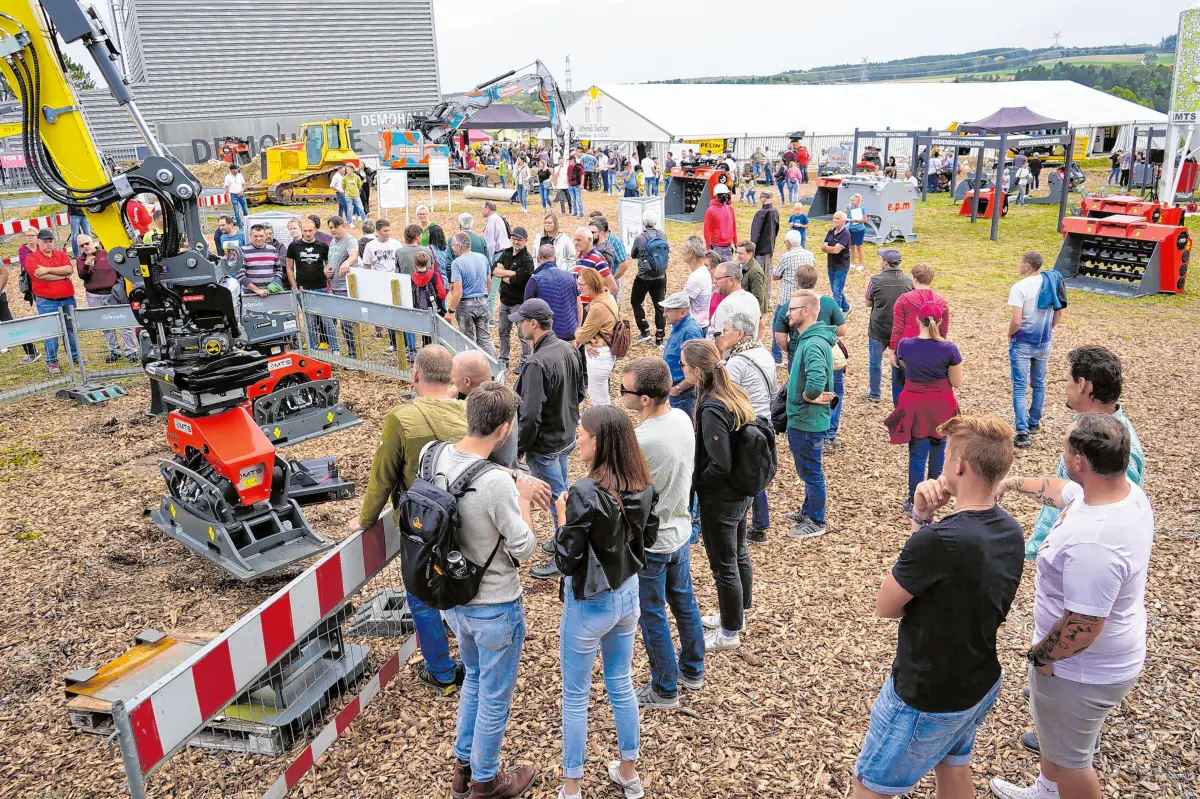 Digitalisierung und Automatisierung in der Praxis: Auf dem Live-Parcours zeigt MTS innovative Tiefbautechnologie im Einsatz.⇥ Fotos: MTS Schrode AG