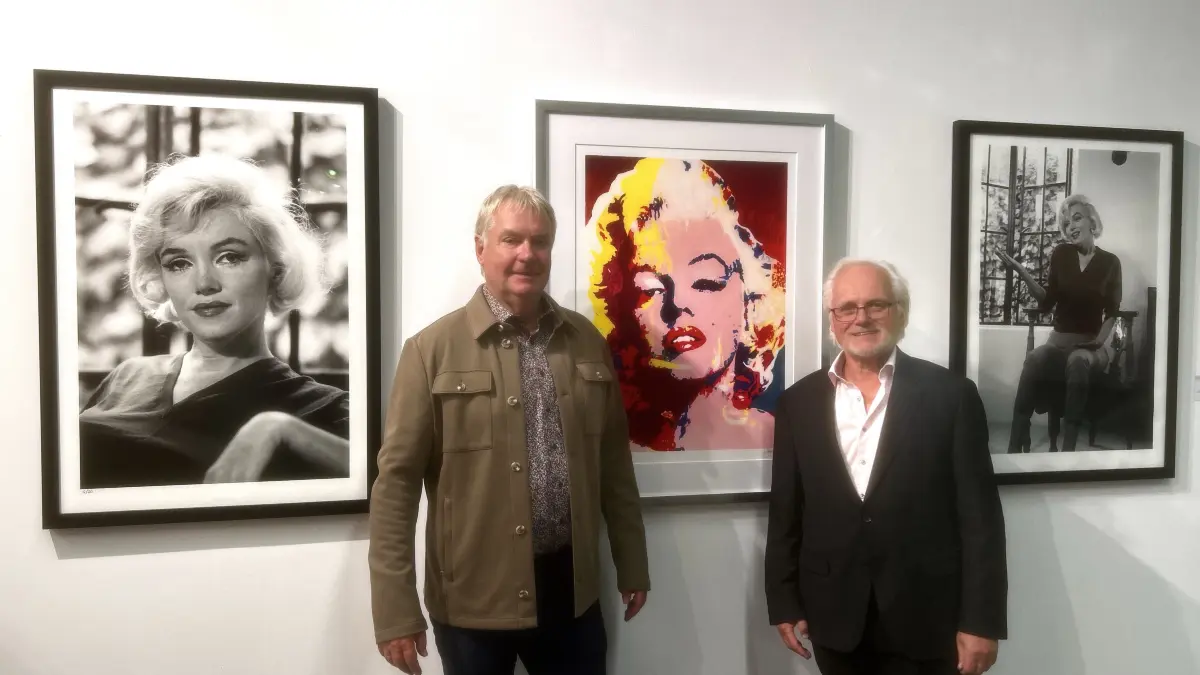Galleriemanager Horst Kemmler (links) und Gallerist Walter Meinlschmidt haben darum gekämpft, die Ausstellung Marilyn 100 nach Balingen zu bekommen – mit Erfolg.