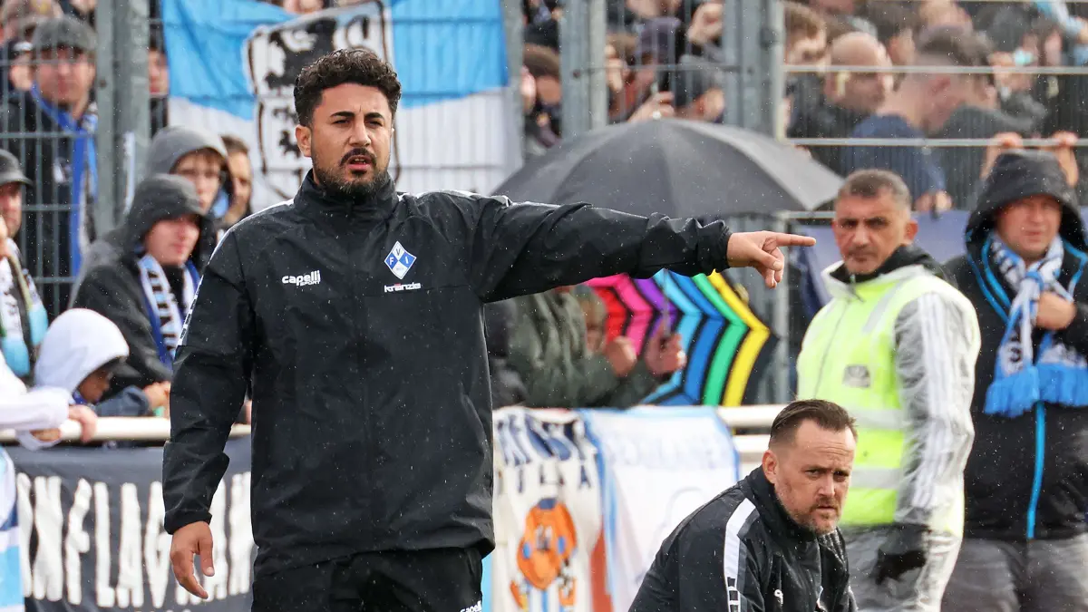 Fußball, Regionalliga Bayern, FV Illertissen gegen 1860 München, Walid Khaled