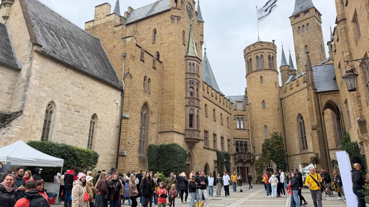 Stefano Zarrella hat sich am Sonntag auf den Weg von der Burg Hohenzollern bis nach Rom gemacht.