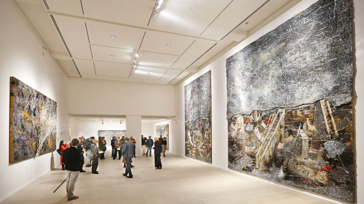 Kunsthalle Würth in Schwäbisch Hall. Ausstellung "Anselm Kiefer - Alles, was der Fall ist. Sammlung Würth und Leihgaben" - hier Monika Everling