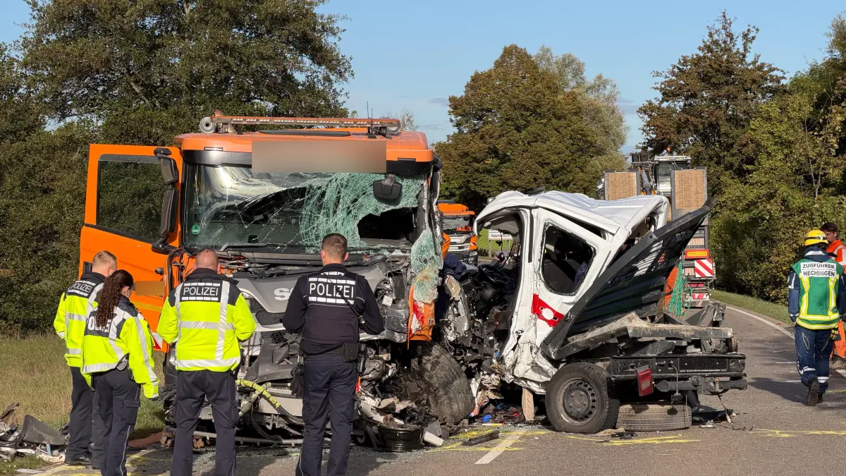Zu einem Unfall mit mehreren Verletzten ist es auf der B 462 bei Owingen gekommen.