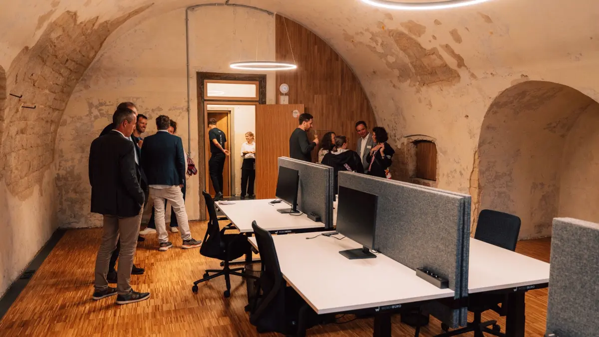 Ein flexibler Arbeitsplatz in der Ulmer Wilhelmsburg.