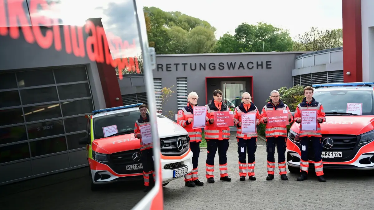 Süßen, Rettungswache: DRK beteiligt sich an bundesweiter Aktion zur Reform der Notfallrettung