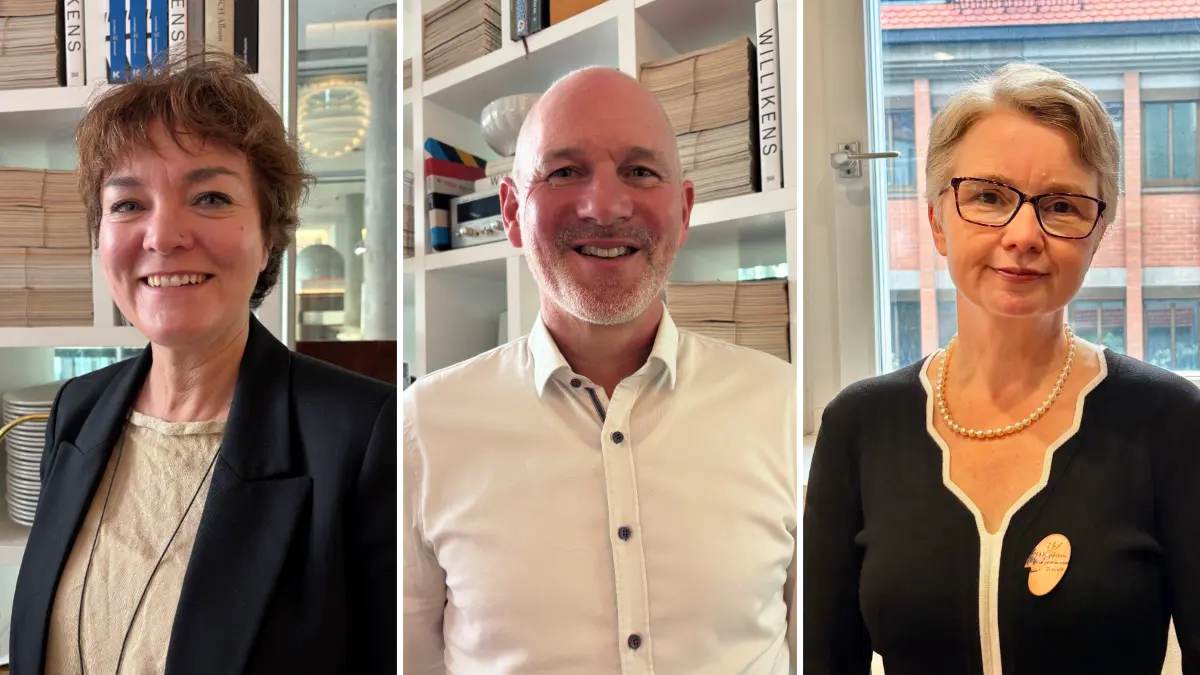 Die drei Preisträger des "Ulmer Köpfchens" 2026: (von links) Pfarrerin Judith Heiter, Pfarrer Peter Heiter und Schulleiterin Ella Toker
