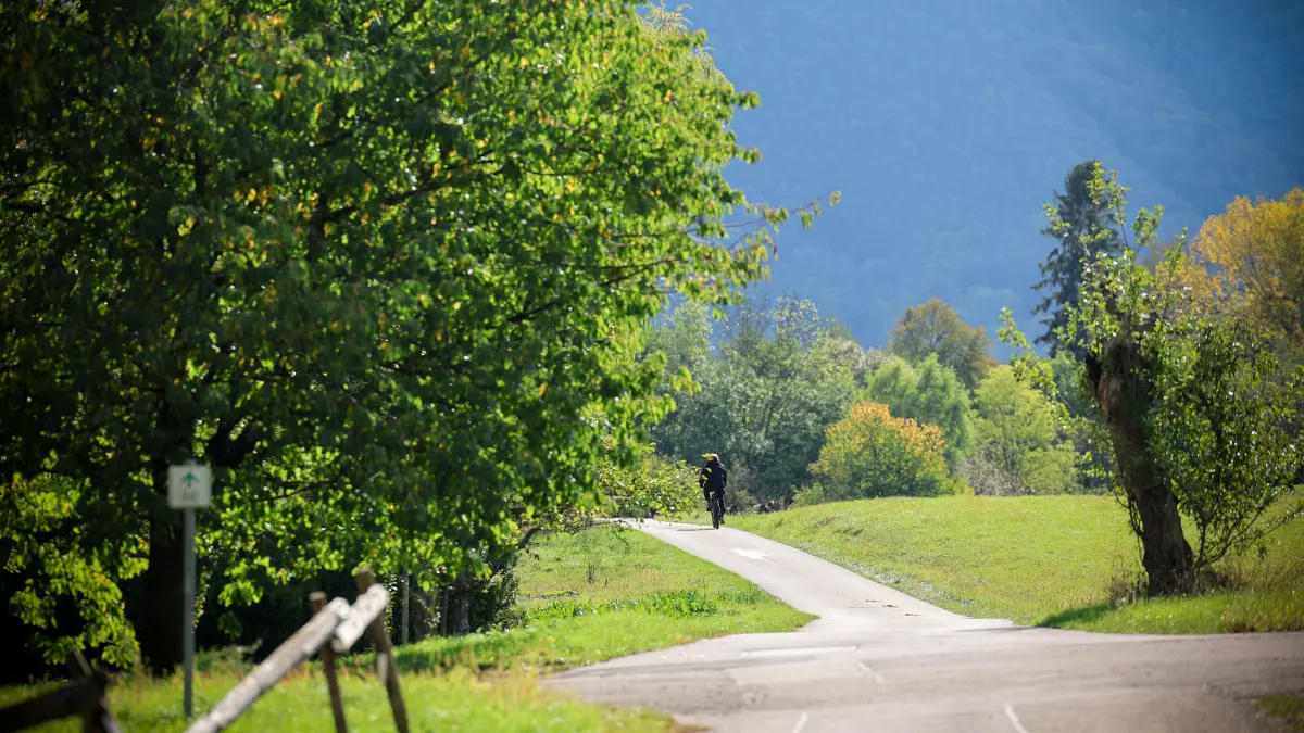 Radweg zwischen Neuhausen und Glems
