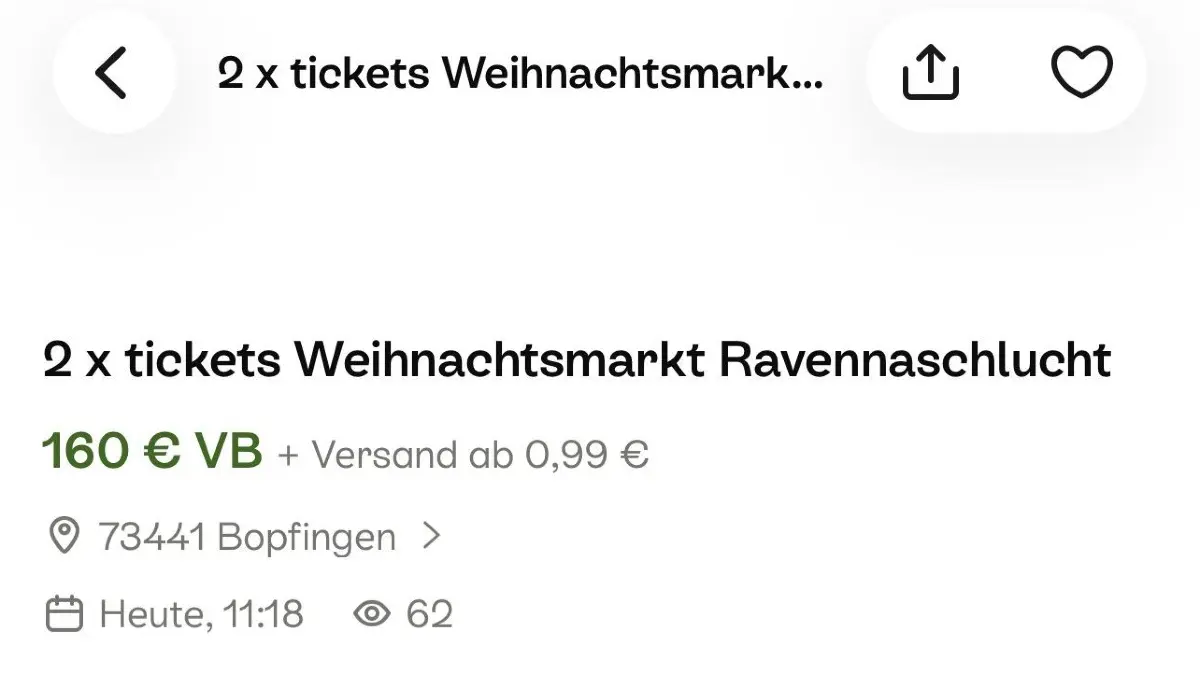 Die Tickets werden im Internet teilweise für ein Vielfaches weiterverkauft.
