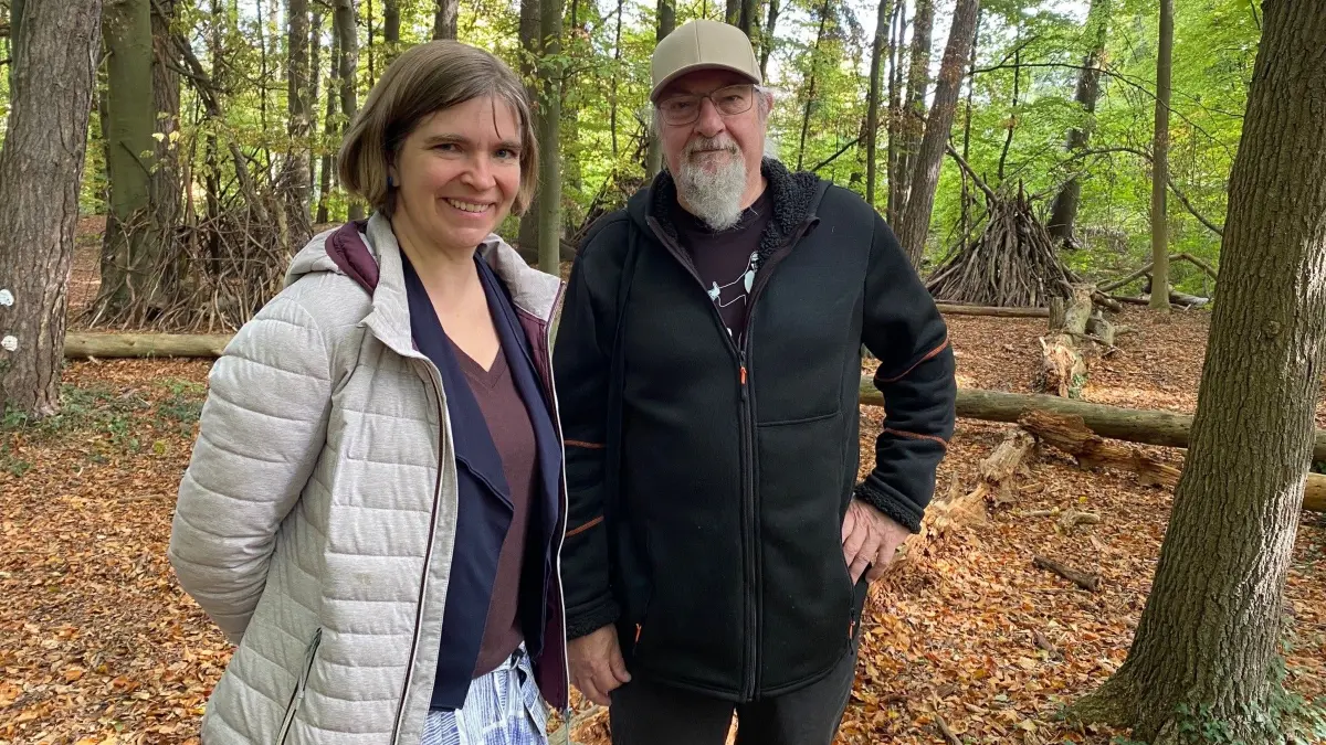 Maria Winter und Reinhard Köhler freuen sich schon auf die zweite Auflage des Abendglimmens im Böfinger Wald.