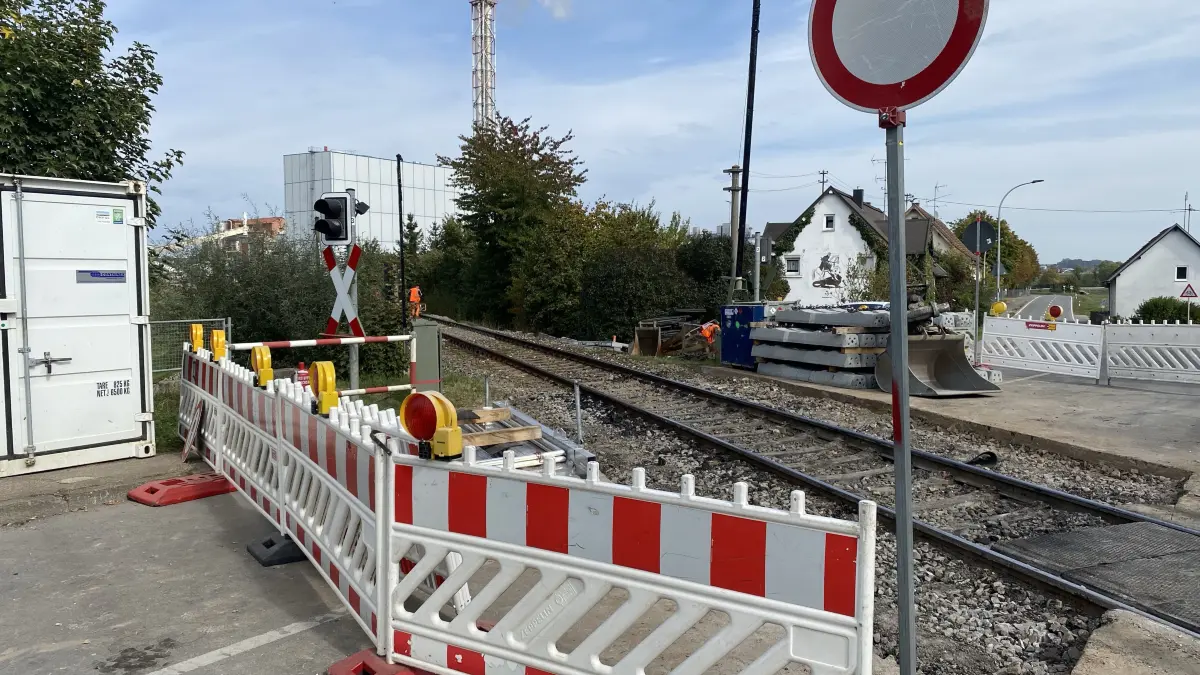Bahnübergang Dettingen Rottenacker Straße