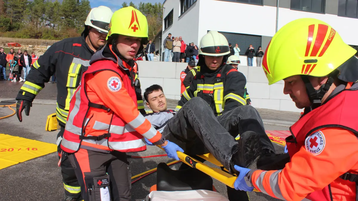 DRK-Kreisverband Willkommensübung in Burladingen