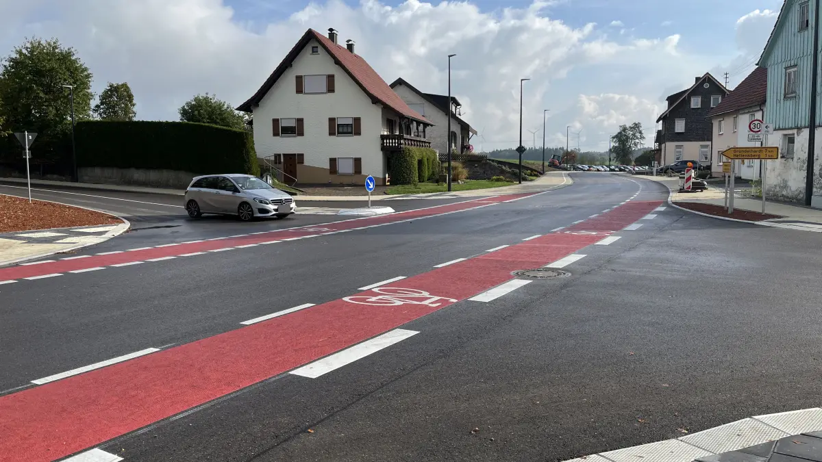 Die Ortsdurchfahrt des Bühlertanner Teilorts Fronrot wurde aufwendig saniert.