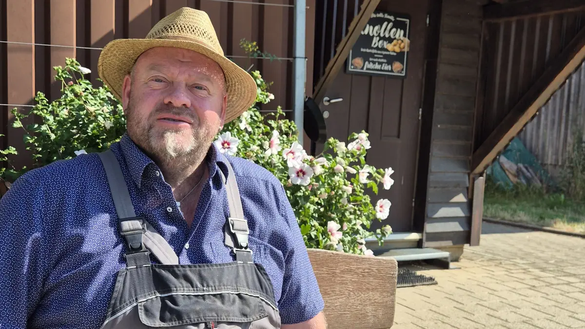 "Der Kartoffelkönig von der Schwäbischen Alb" Marcel Wörz aus Hohenstein-Oberstetten.