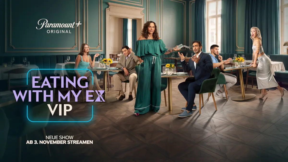 Die Realityshow Eating with My Ex VIP startet am 3. November 2026 auf Paramount+.
