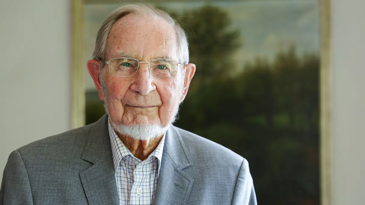 Hampele: Walter Hampele aus Schwäbisch Hall feiert am 20. Juni 2023 seinen 95. Geburtstag