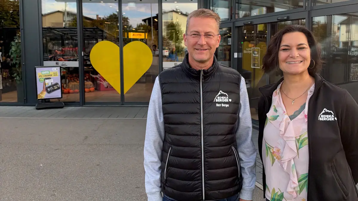 Lebensmittelhändler Frank Berger und seine Marketingchefin Daniela Lucciardello haben deutlich auf den rassistischen Post reagiert.
