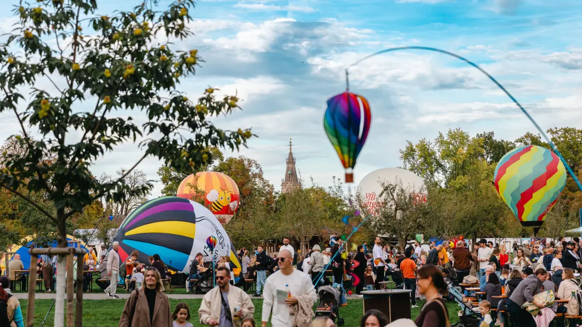 Premiere in Reutlingen: Das "Ballonblühen" findet in diesem Jahr zum ersten Mal in der Achalmstadt statt. Die Pomologie und der Volkspark verwandeln sich dieses Wochenende in eine fantastische Welt im Schwebezustand.