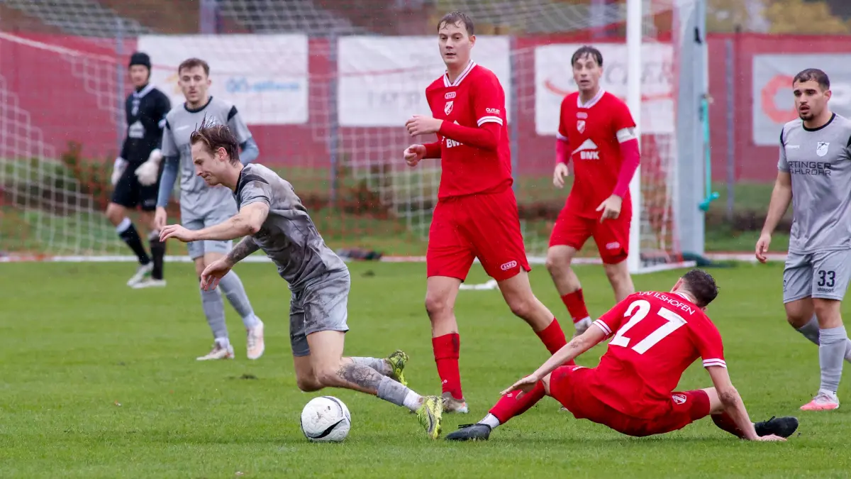 Fußball Landesliga TSV Ilshofen - FV Löchgau, 1:2