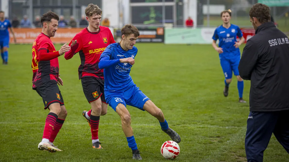 Fußball, Landesliga, SSG Ulm gegen SV Reinstetten