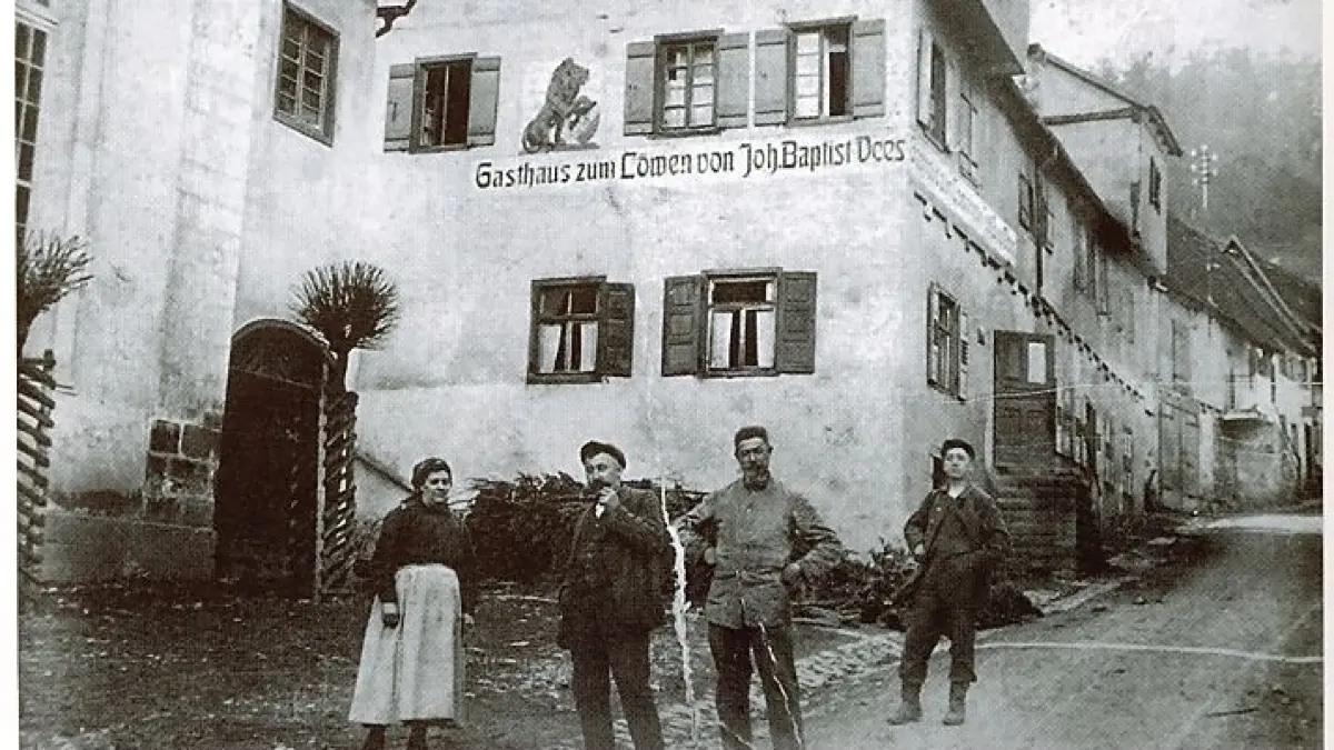 Das ruhende Gasthaus zum Löwen: Einst Tatort beim heimtückischen Mord an einer alten Dame.