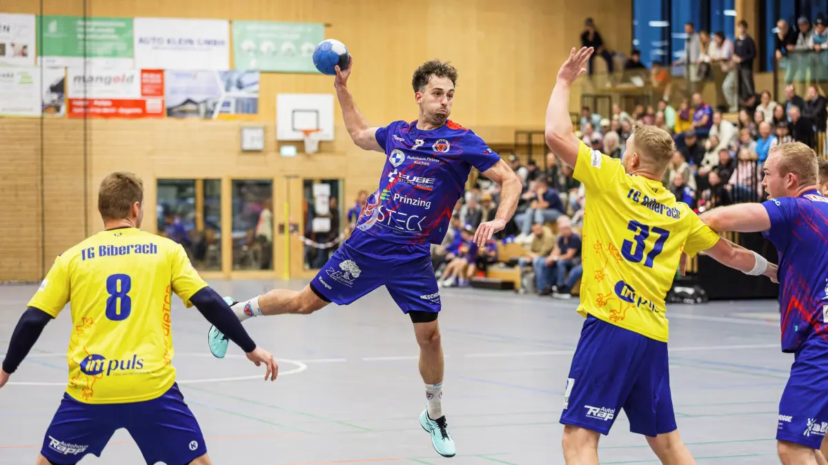 Handball Landesliga: Handball Landesliga; KuGiS Handball - TG Biberach;
Tim Schäffner (SG KuGi, #2);
18.10.2026; Bosig Hohensteinhalle; Gingen.
Foto: Thomas Madel