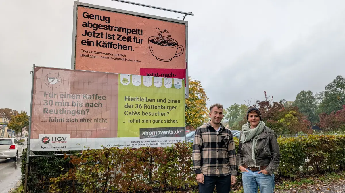 Rottenburger HGV kontert Reutlinger Werbeplakat
