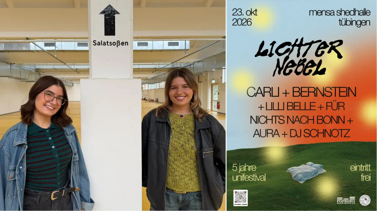 Amelie Rüeck und Emma Holzer sind Teil des Orgateams und verbinden mit der Shedhalle sentimentale Erinnerungen.