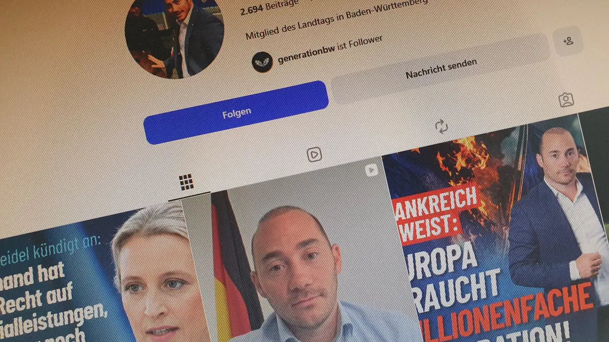 Miguel Klauß gilt als einer der reichweitenstärksten AfD-Politiker.