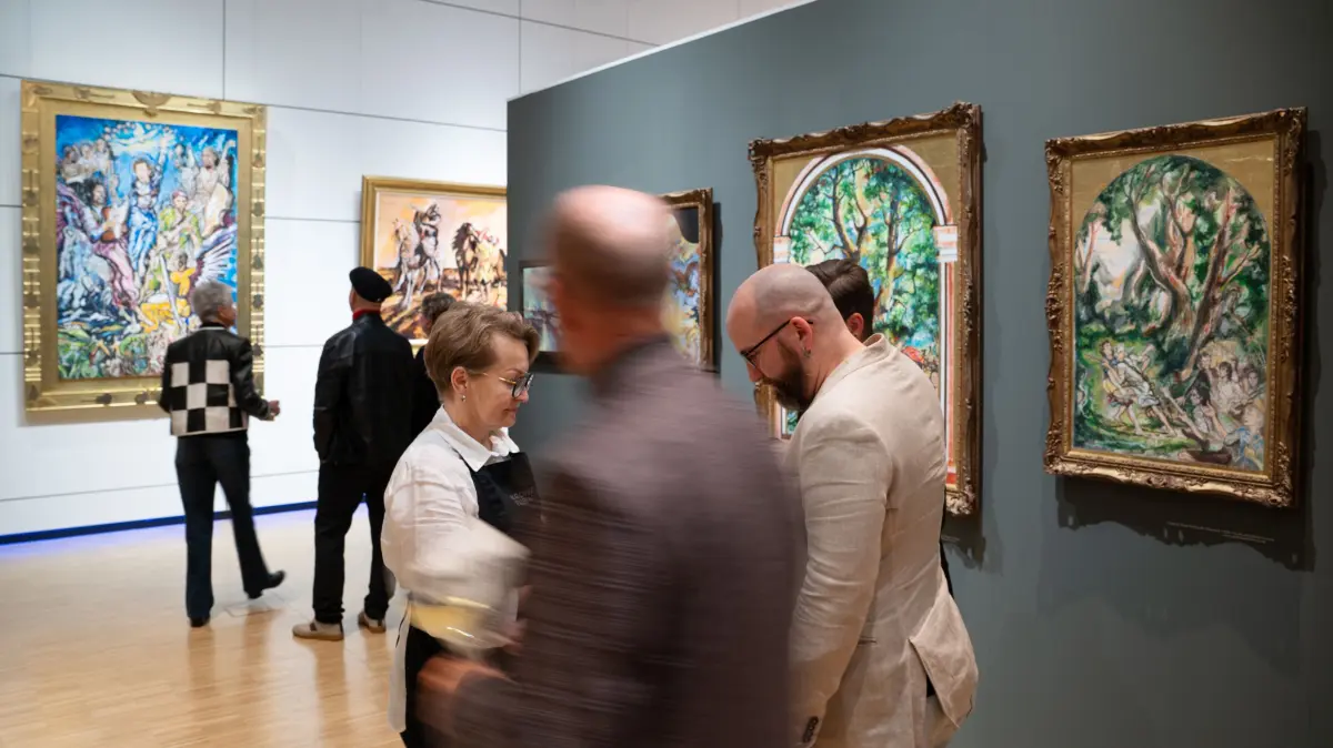 NKT, Neues Kunstmuseum Tübingen, Vernissage Ron Wood