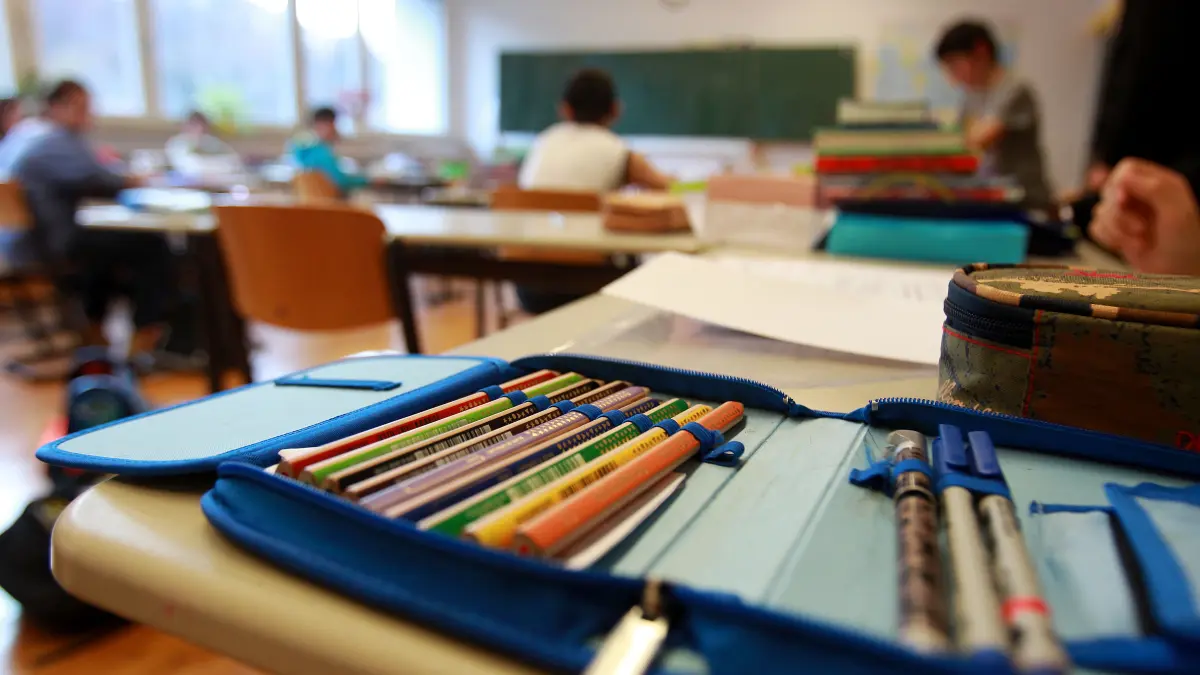 Bad Urach, Gemeinderat unterstützt Antrag auf Gemeinschaftsschule der bisherigen Grund- und Werkrealschule: Blick in ein Klassenzimmer