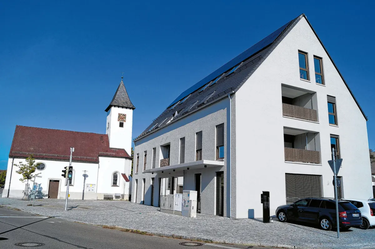 Das neue Rathaus von Unterweiler.⇥Foto: Starzmann