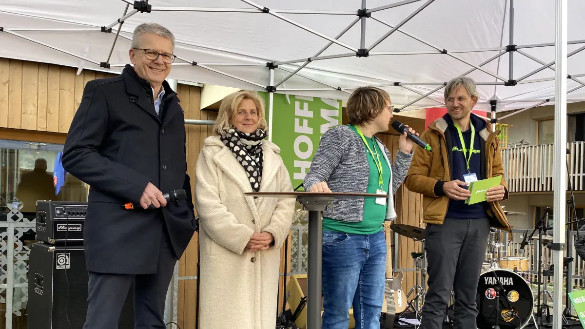 Hoffnungshäuser in Gaildorf, Presserundgang mit exklusivem Einblick in das neue Quartier
