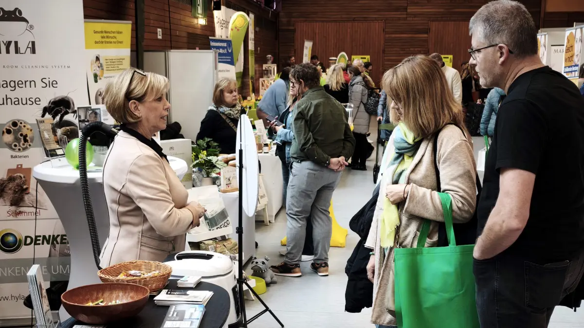Ein großes Informationsangebot gab es an den Ständen in der Zollern-Alb-Halle bei den Gesundheitstagen.