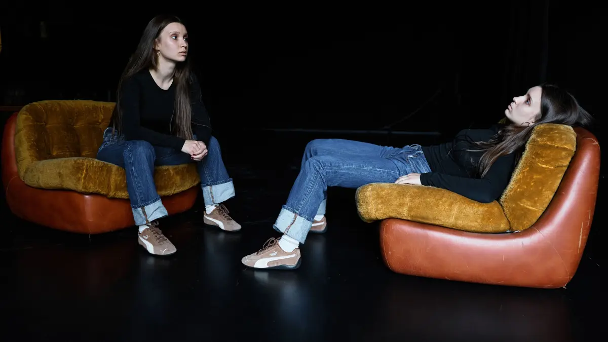 Nein, real verdoppeln konnte sie sich nicht auf der Bühne, textlich und im Spiel aber aber schon: Kristina Moiseieva.
