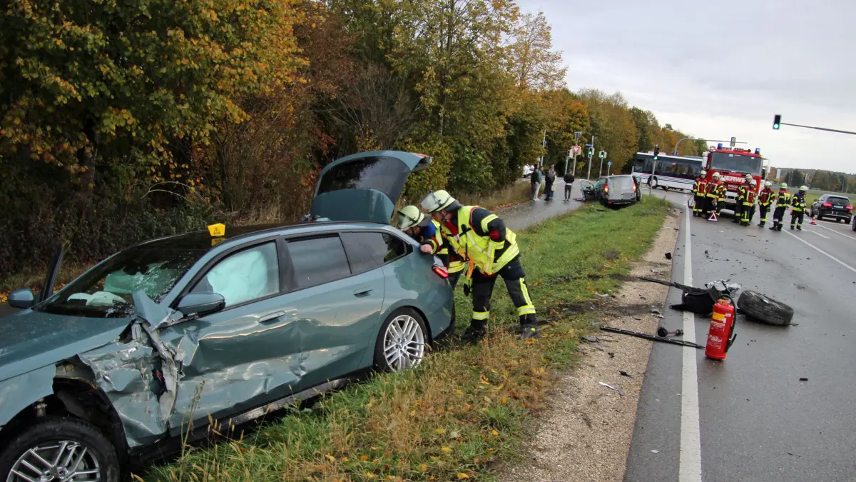 Unfall zwischen Vöhringen und Weißenhorn
