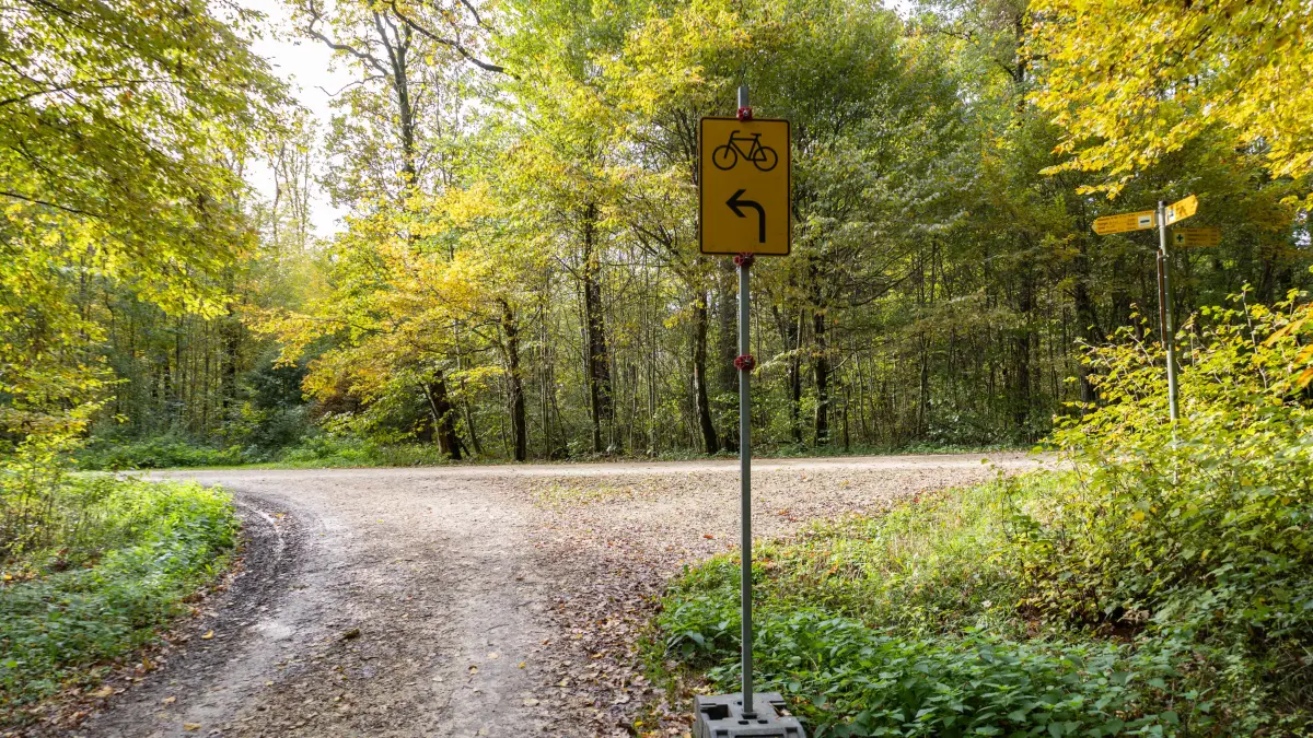 Sperrung im Krummwälden, Umleitung führt über Waldwege
