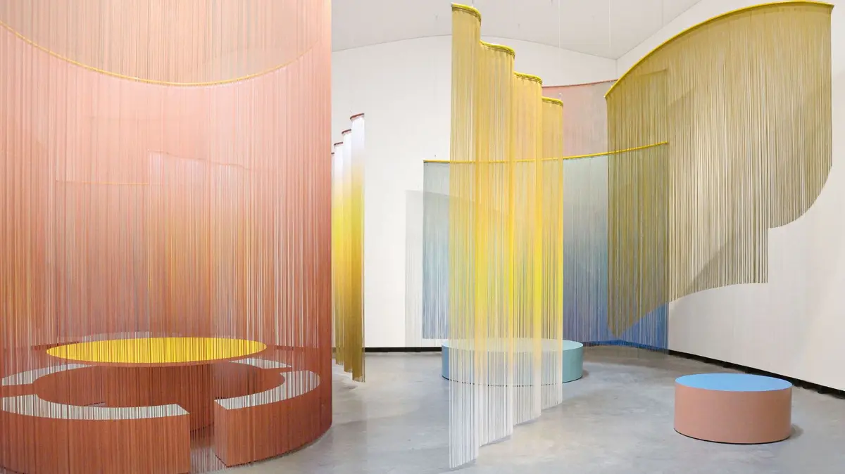 Zwischen Inneneinrichtung und Kunst: Im Salon tactile Erika Hocks.