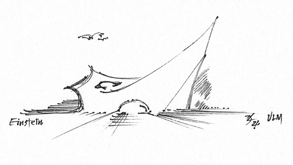 Der Trägerverein des Albert Einstein Discovery Centers gibt eine limitierte Fine-Art-Edition mit vier Handzeichnungen von Daniel Libeskind heraus.