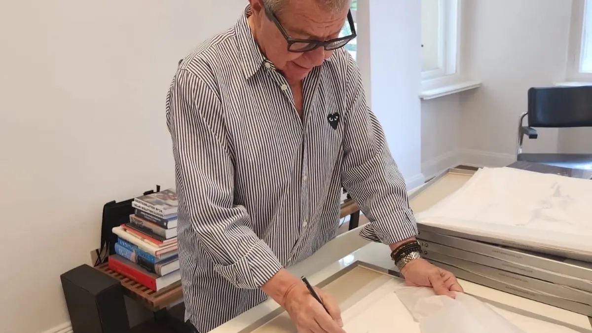 Daniel Libeskinds Arbeit beginnt stets mit Skizzen auf Papier.