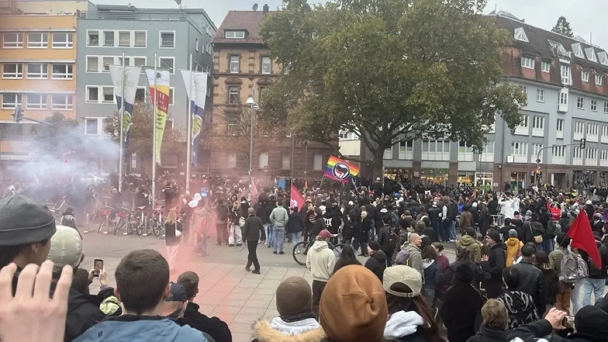 Ankunft am Marienplatz