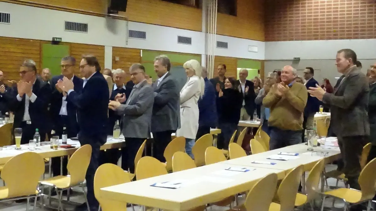 Einstimmigkeit herrschte bei den Christdemokraten von der Zollernalb in der grimmig-kalten Geischberghalle.