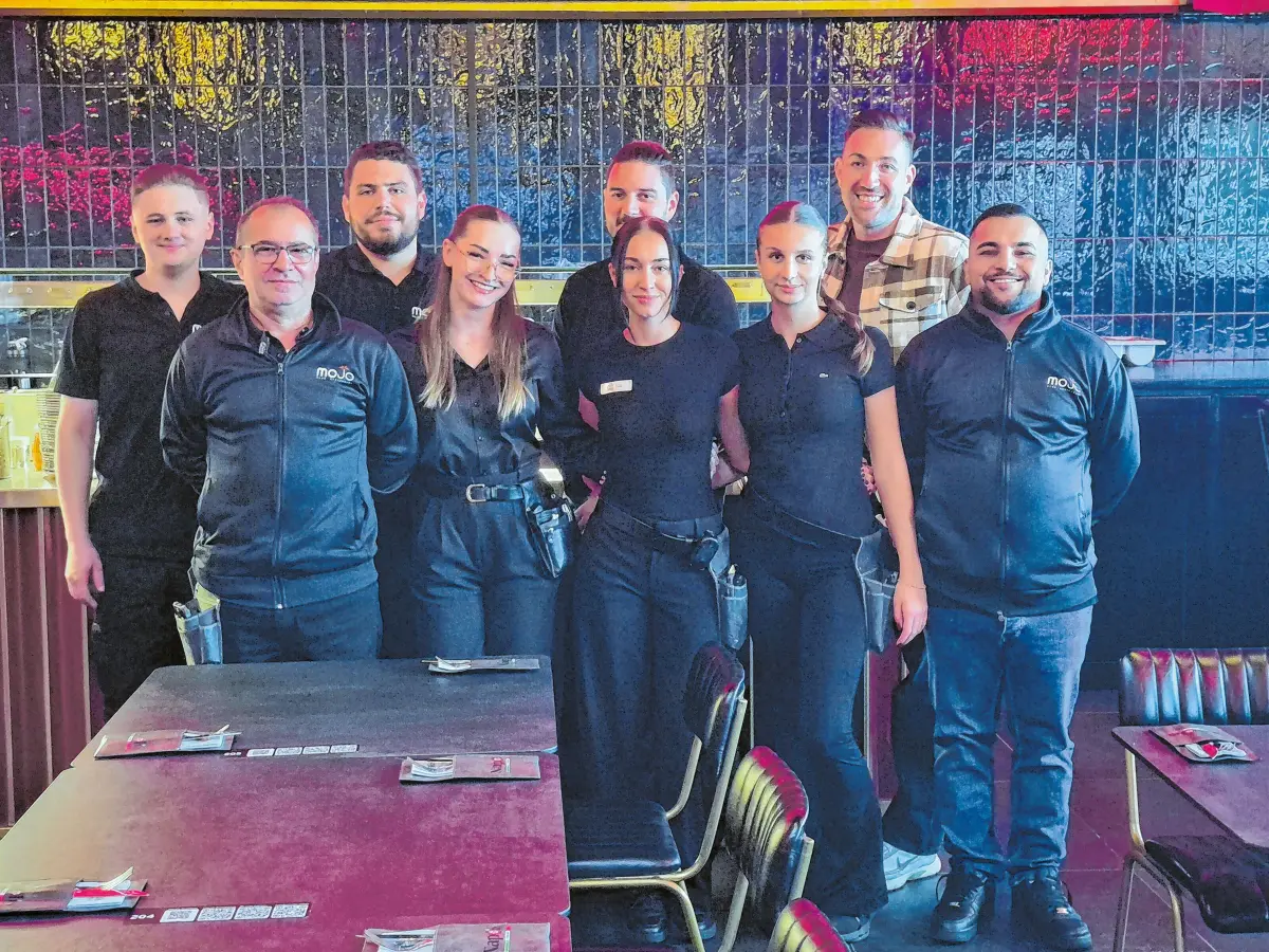 Das Team des Club Mojo freut sich auf das Big Opening.⇥Fotos: Dennis Breisinger